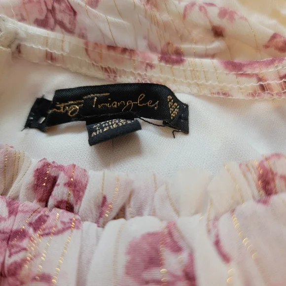 City Triangles White Floral Y2K Dress Sz L NWT - Picture 7 of 9